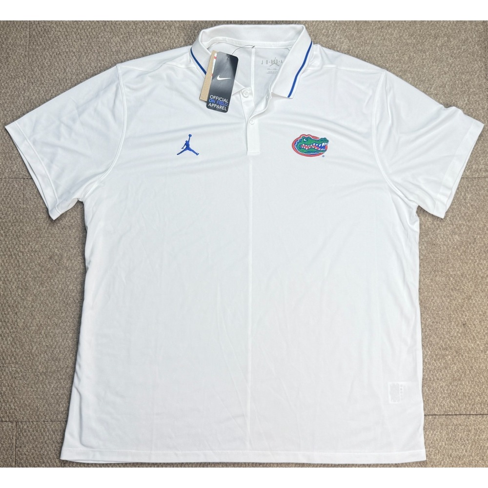 Nike Air Jordan On Field Apparel NCAA Florida Gators Polo Shirt Size XXL‎